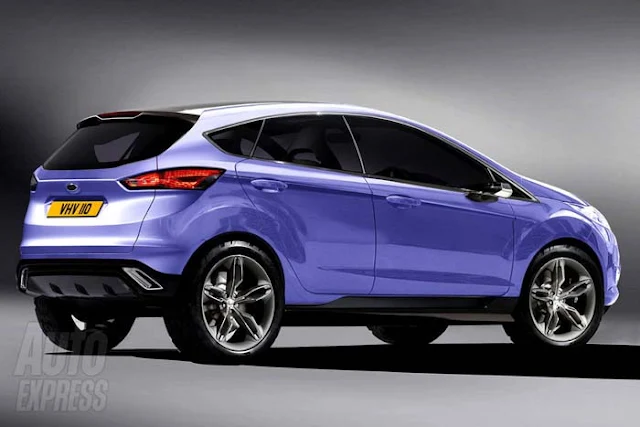 Novo Ford Fiesta SUV - traseira