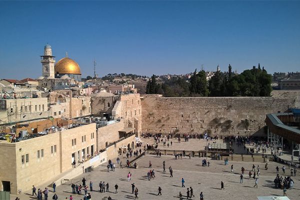 Monte del Templo y el Muro de las Lamentaciones de la religión judía