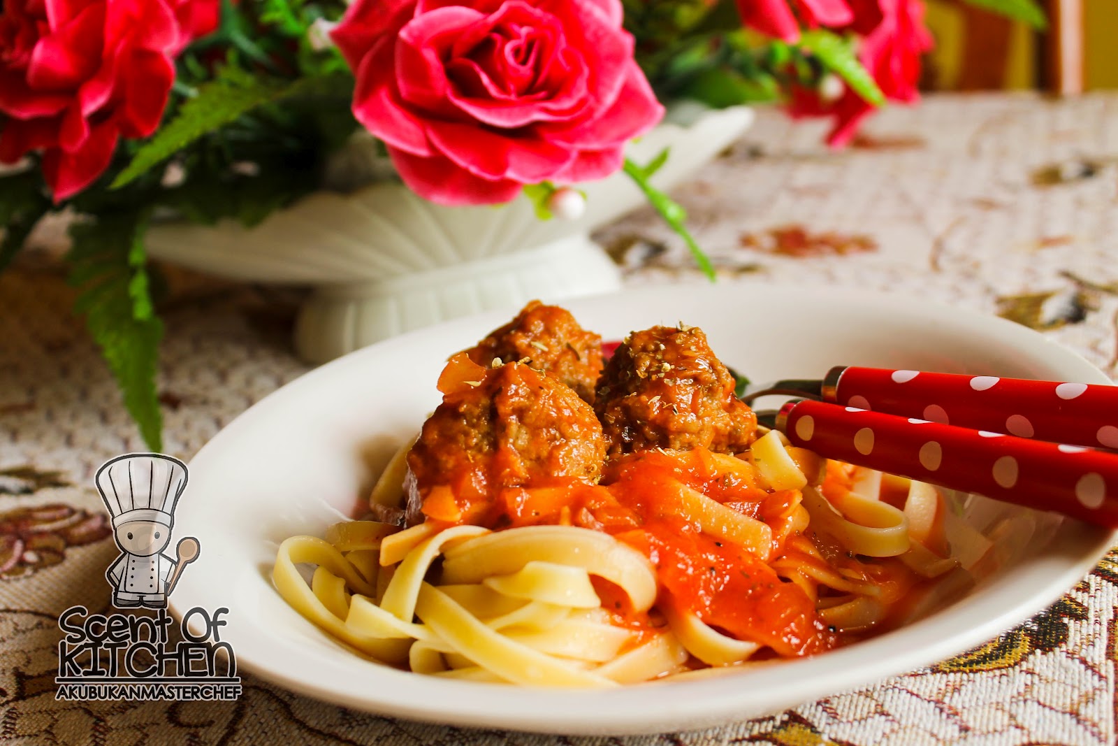 Aku Bukan Masterchef: Resepi 137 : Fettuccine Meatballs