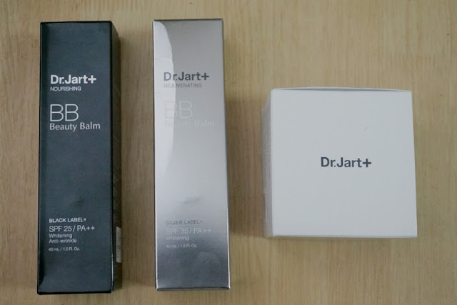 Luxola Haul: Dr. Jart+ Silver Label Rejuvenating BB, Black Label Nourishing BB, Bounce BB Moist