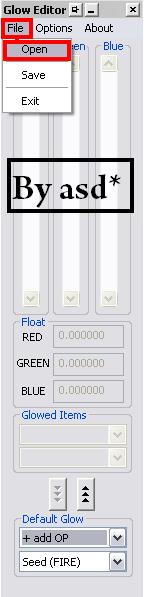 Programa glow editor