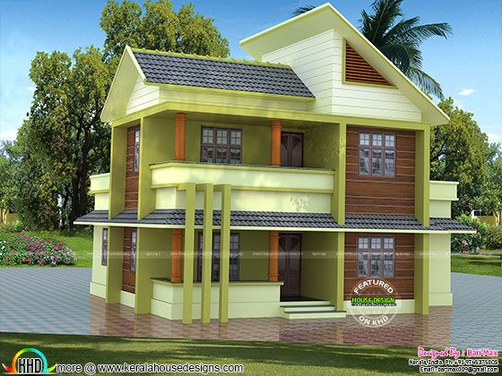 1700 sq-ft ?30 lakhs cost estimated modern home