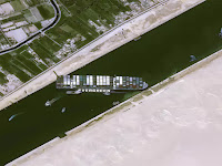 Suez Canal blockage: Crews still working to refloat container ship.