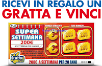 Logo Super settimana da Pam Panorama che ti regala i Gratta e Vinci