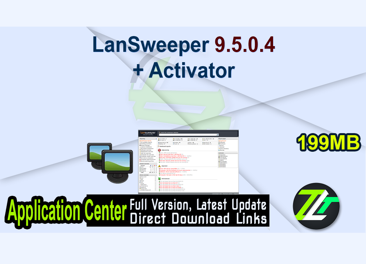 LanSweeper 9.5.0.4 + Activator