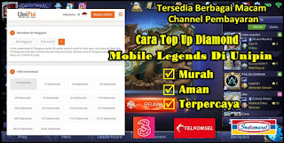 Cara Top Up Diamond Mobile Legends Dengan Unipin