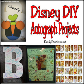 Collect and save your Disney Character Autographs in a fun way with these 10 DIY Autograph Projects by some of your favorite bloggers.