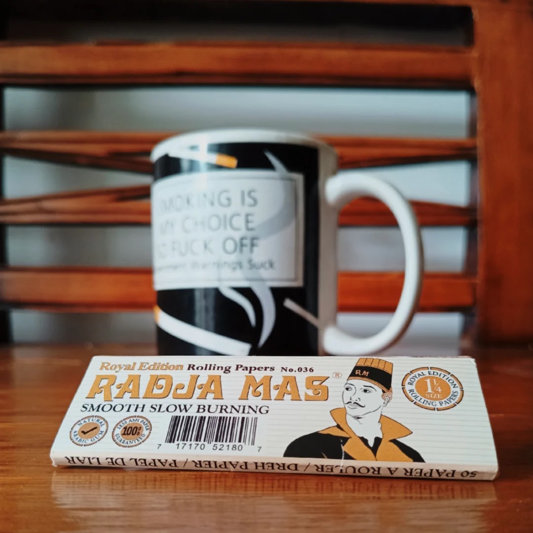 Kertas rokok tingwé cap Radja Mas — Blogombal.com 