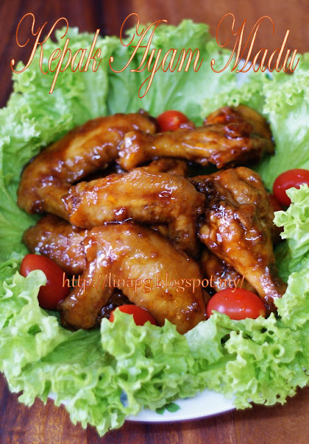 Sticky Caramel Chicken Wings