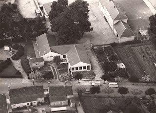 Vue aérienne - Cour-Cheverny 1976