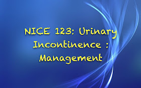 Nice guideline 2019 urinary incontinence pelvic organ prolapse rcog guidelines