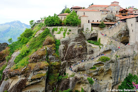 Great Meteoron Monastery Steps Central Greece Attractions