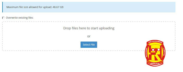 halaman upload file manager