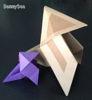 cocotte origami en carton