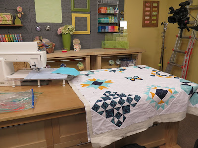 free motion quilting with rulers on sewing machine