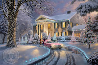 Thomas Kinkade Christmas Desktop Wallpaper