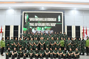 Korps Wanita Angkatan Darat Kodam XII/Tpr Ikuti Rakorbin Terpusat TA 2022