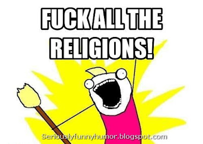 Religion meme - fuck them all