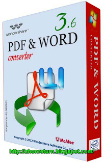 Download Wondershare PDF to Word Converter 4.0.1 Free Full series