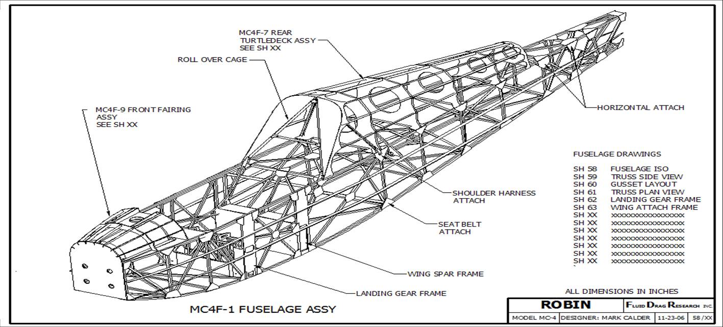 Robin Ultralight: Fuselage Construction