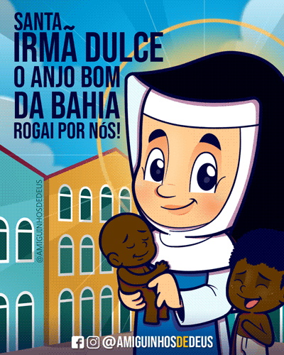 santa dulce dos pobres desenho