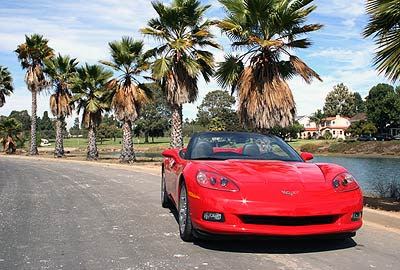 2006 Corvette Convertible Red