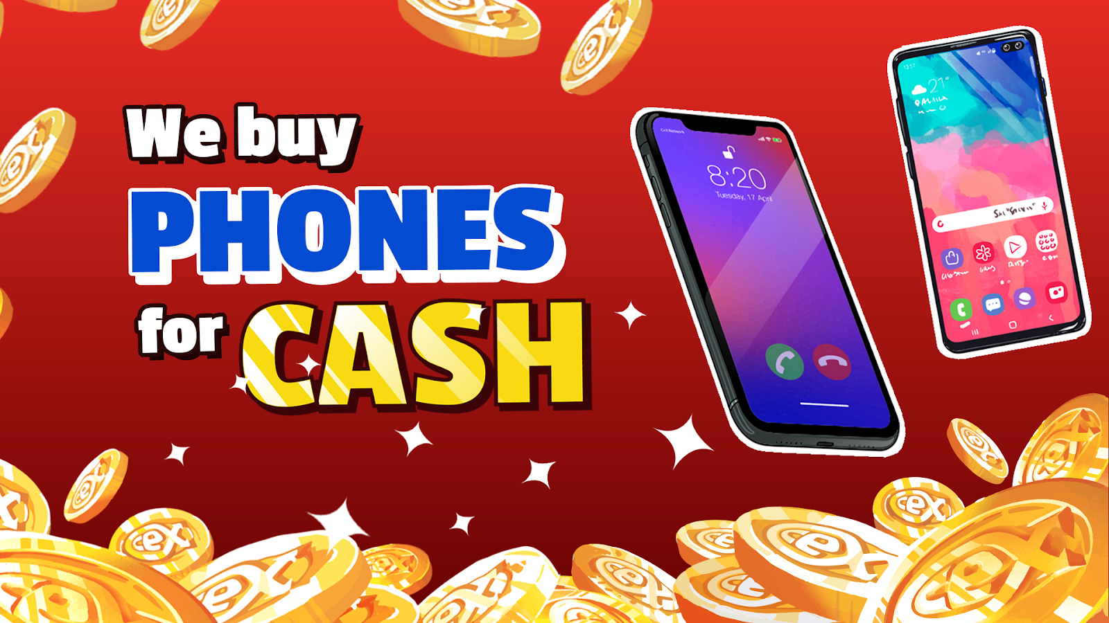 We buy phones for cash