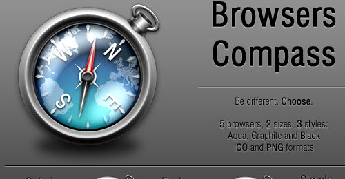 Browsers Compass Icon Pack