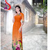 Vải áo dài hoa loa kèn đẹp tôn dáng trẻ trung T17225