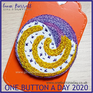 One Button a Day 2020 by Gina Barrett - Day 68: Celebrate