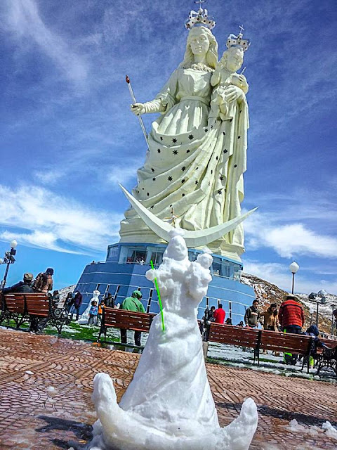 Virgen de nieve Socavon Oruro Bolivia