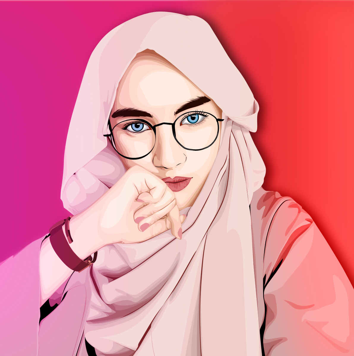 Model Hijab Vector Soal Usbn Bahasa Inggris Sma