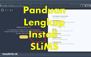 cara instal slims xampp