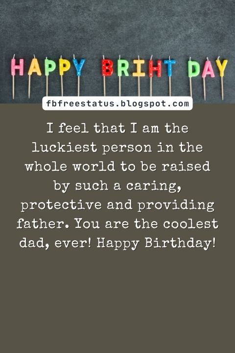 Birthday Wishes For Father