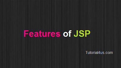 features of jsp