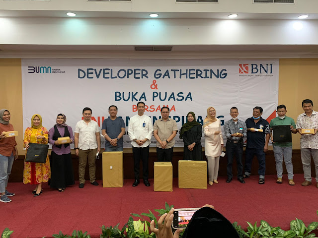 Pererat Hubungan Bisnis, BNI Tanjungpinang Menggelar Developer Gathering dan Buka Puasa Bersama