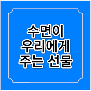 수면이 우리에게 주는 선물: 그 의미와 가치의 썸네일 이미지입니다.