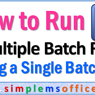 How to Run Multiple Batch Files From a Single Batch File - Step by Step Guide