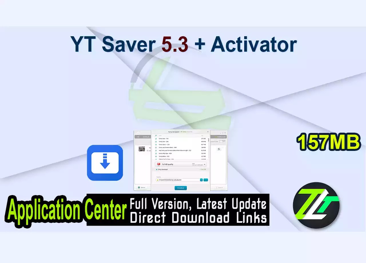 YT Saver 5.3 + Activator