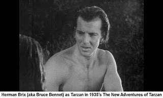 Bruce Bennett as Tarzan in the 1935 serial