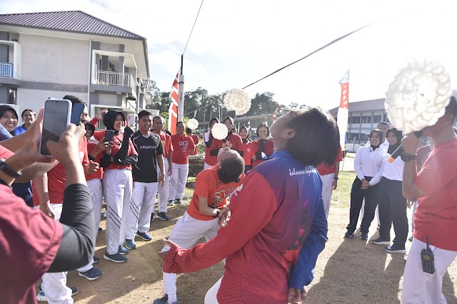 Meriahkan Peringatan HUT Kemerdekaan RI ke-77, Koarmada III Adakan Lomba Tradisional