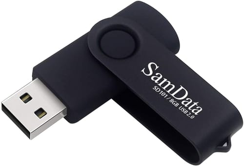 Review SamData 8GB 2.0 USB Flash Drive