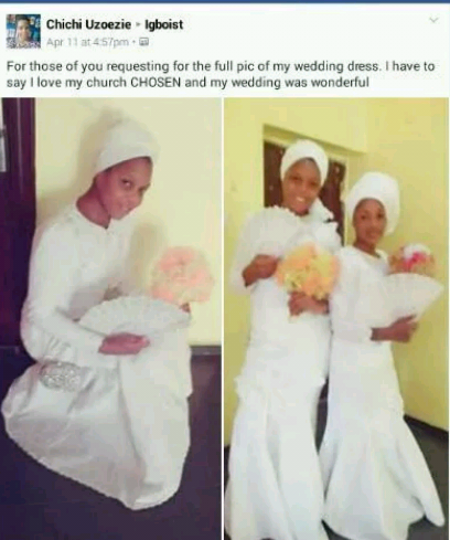 The Lord Chosen Wedding Gown is Alarming