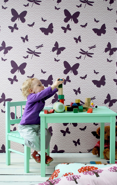 living wallpaper. Ferm Living KIDS Collection