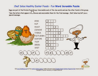 Easter Word Jumble Games 1