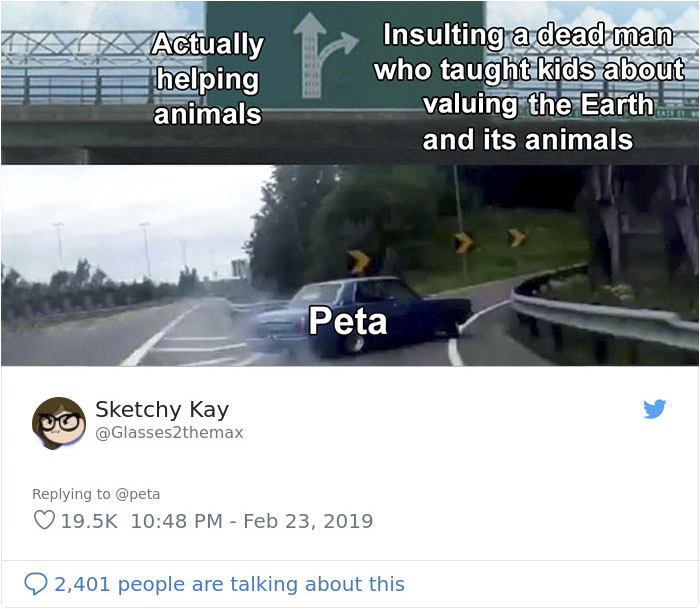 30 Epic Reactions To PETA 's Criticism To Steve Irwin