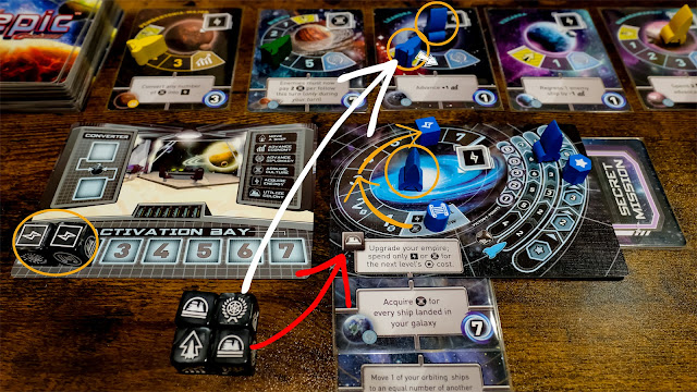 Tiny epic galaxies board game 小小史詩星系 桌遊 部分行動簡介圖