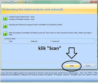 cara menghapus atau meng-uninstal file tuntas hingga ke registry menggunakan revo uninstaler pro