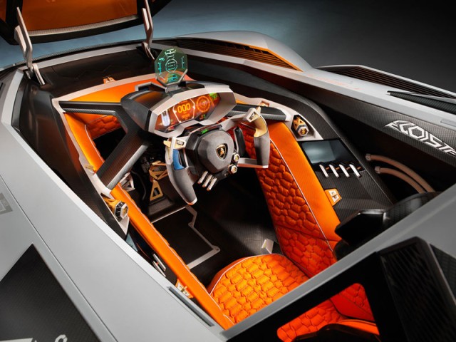 Lamborghini Egoista interior