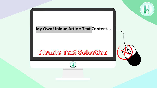 Disable Text Selection in Website